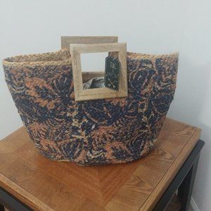 Twig & Arrow Woven Tote NWT